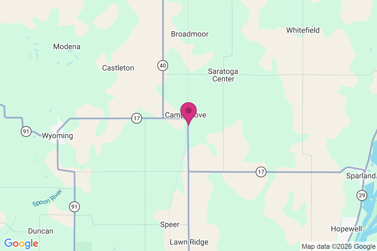 Camp Grove map