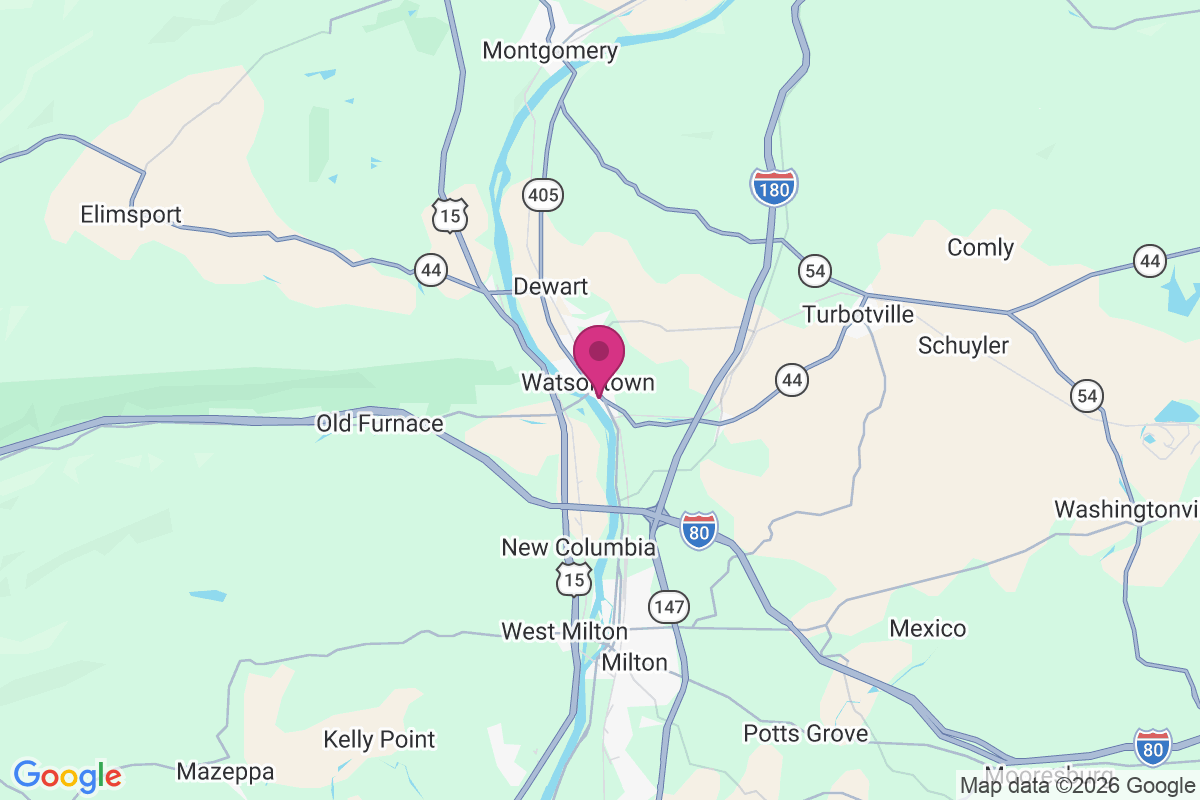 Watsontown map