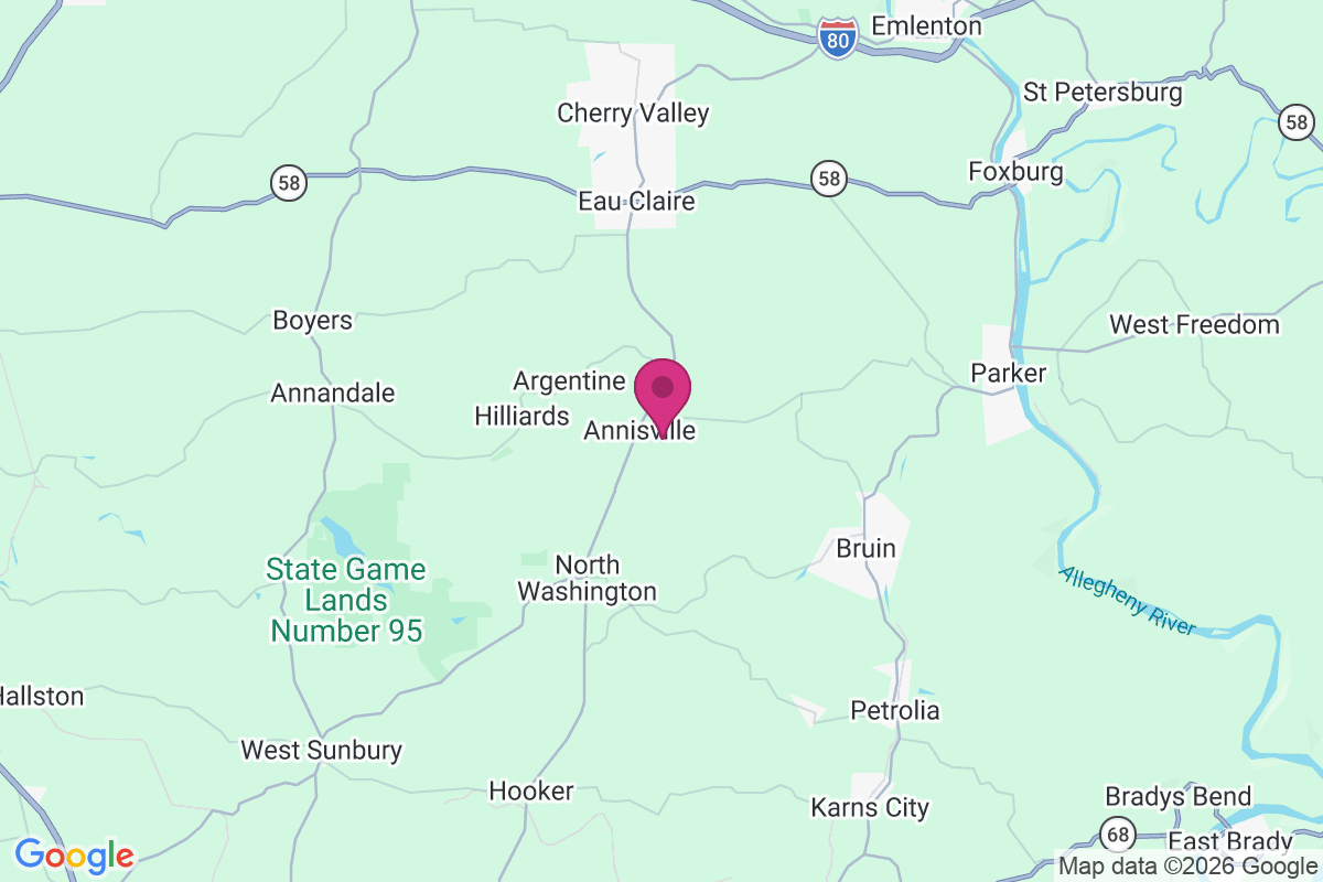 Annisville map