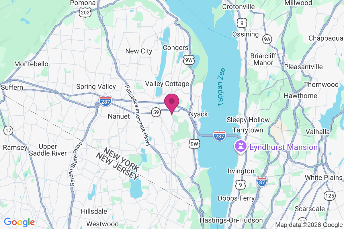 Central Nyack map