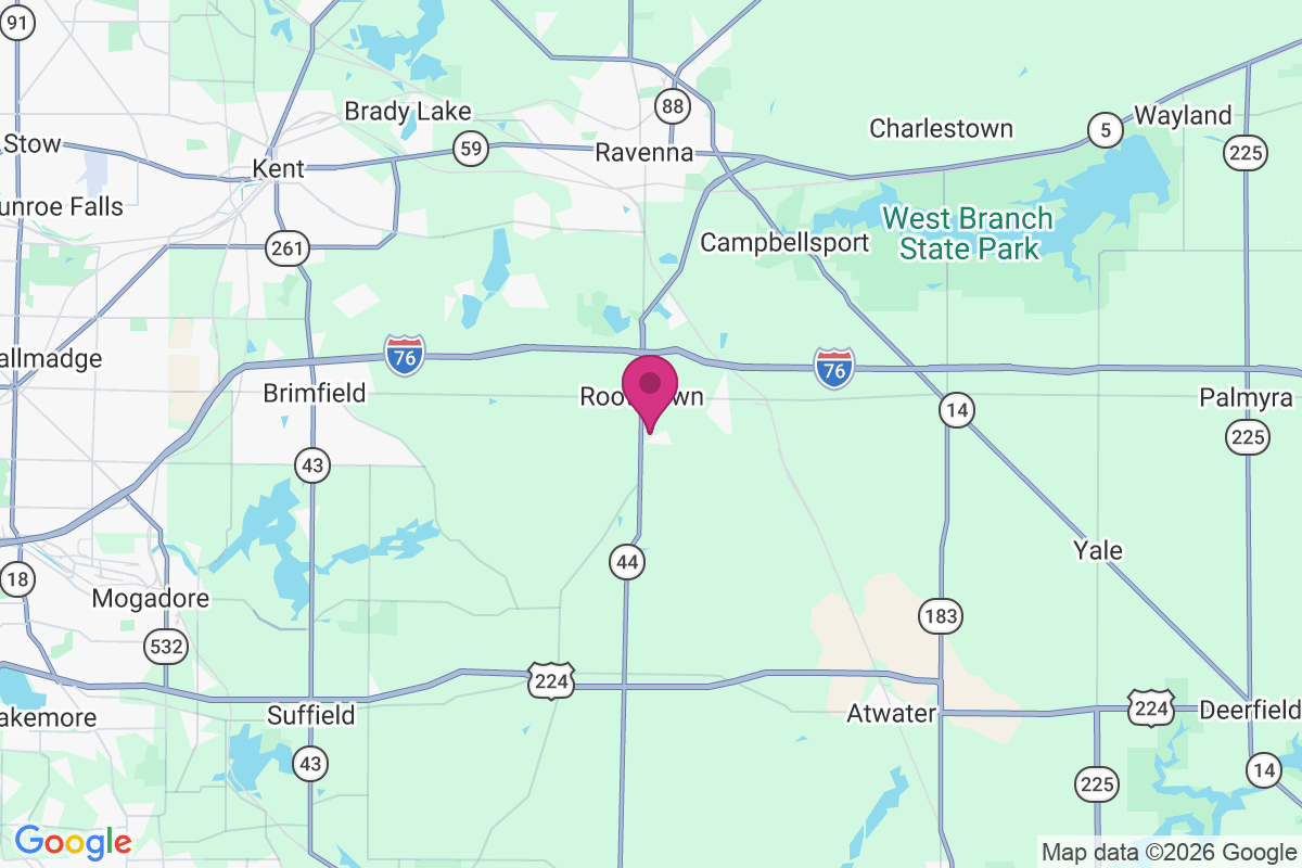 Rootstown map