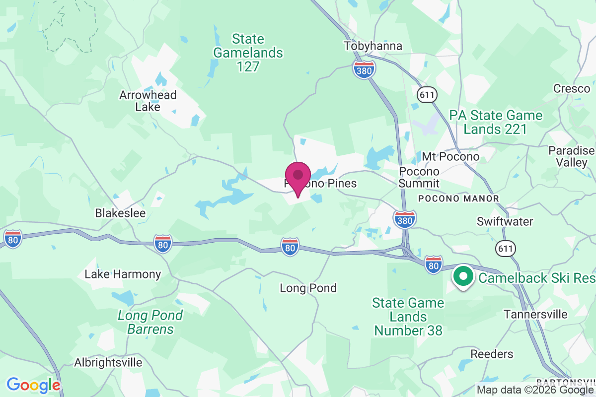 Pocono Lake map