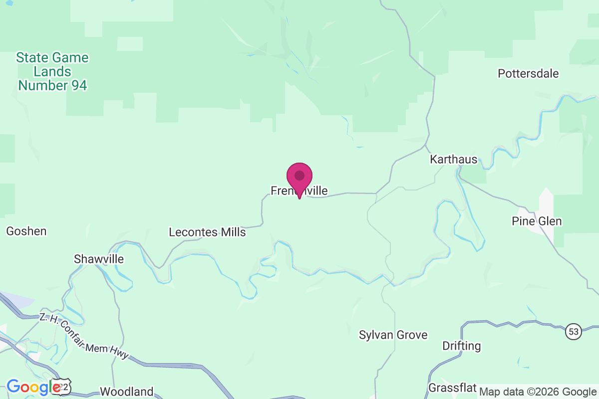 Frenchville map