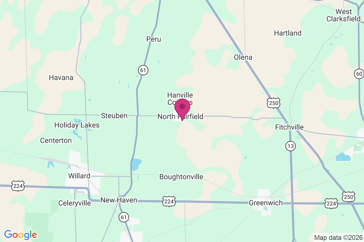 North Fairfield map