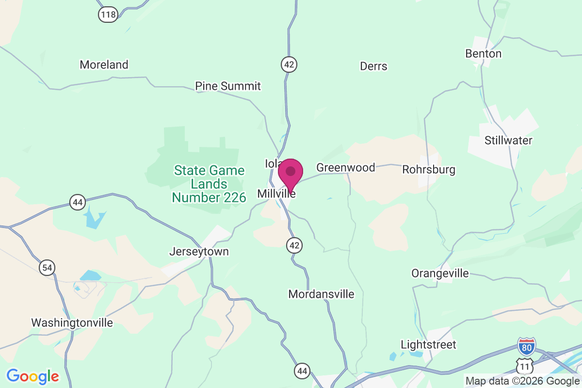 East Millville map