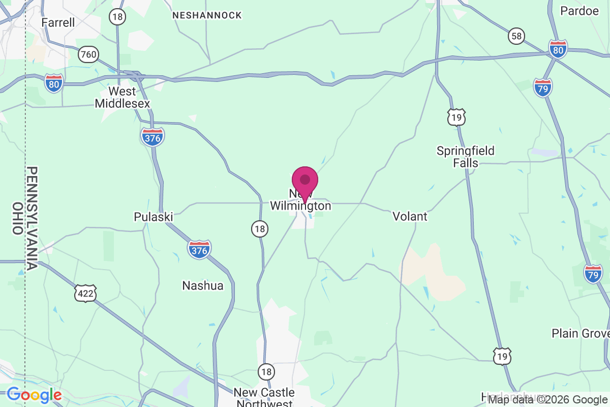 New Wilmington map