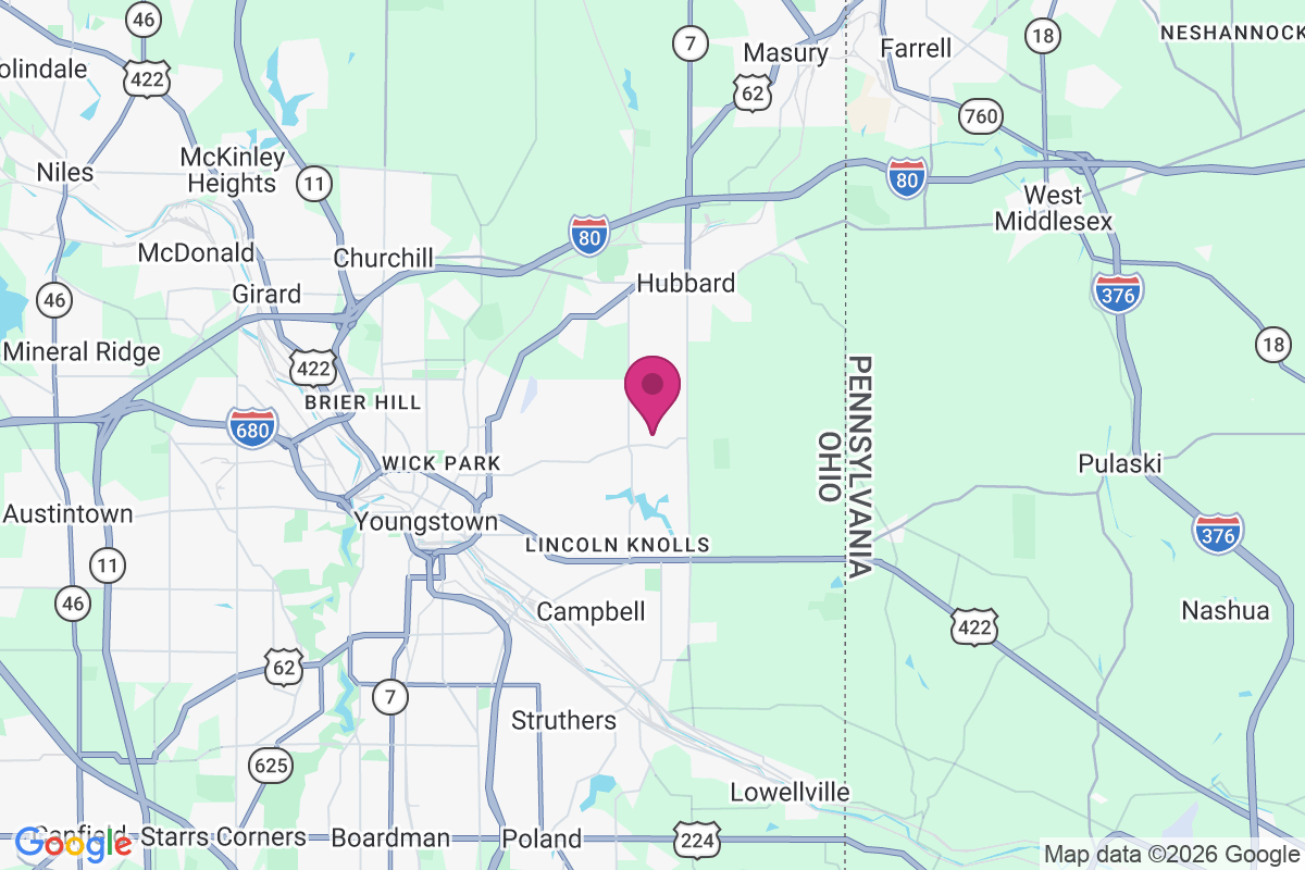 McGuffey Heights map