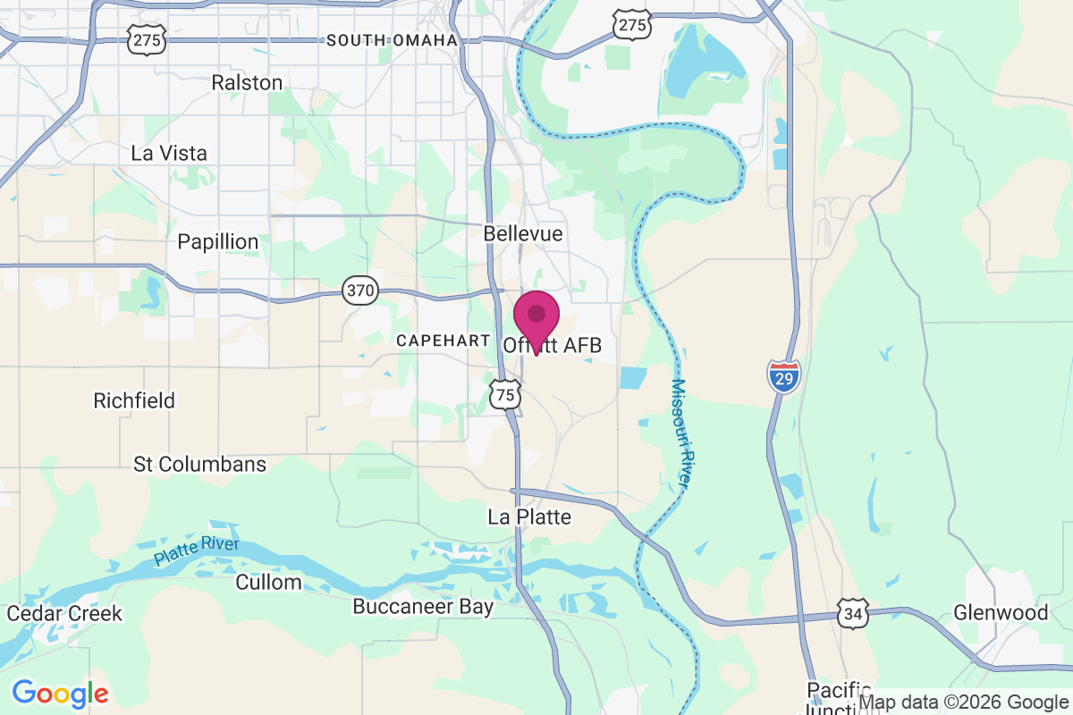 Offutt A F B map