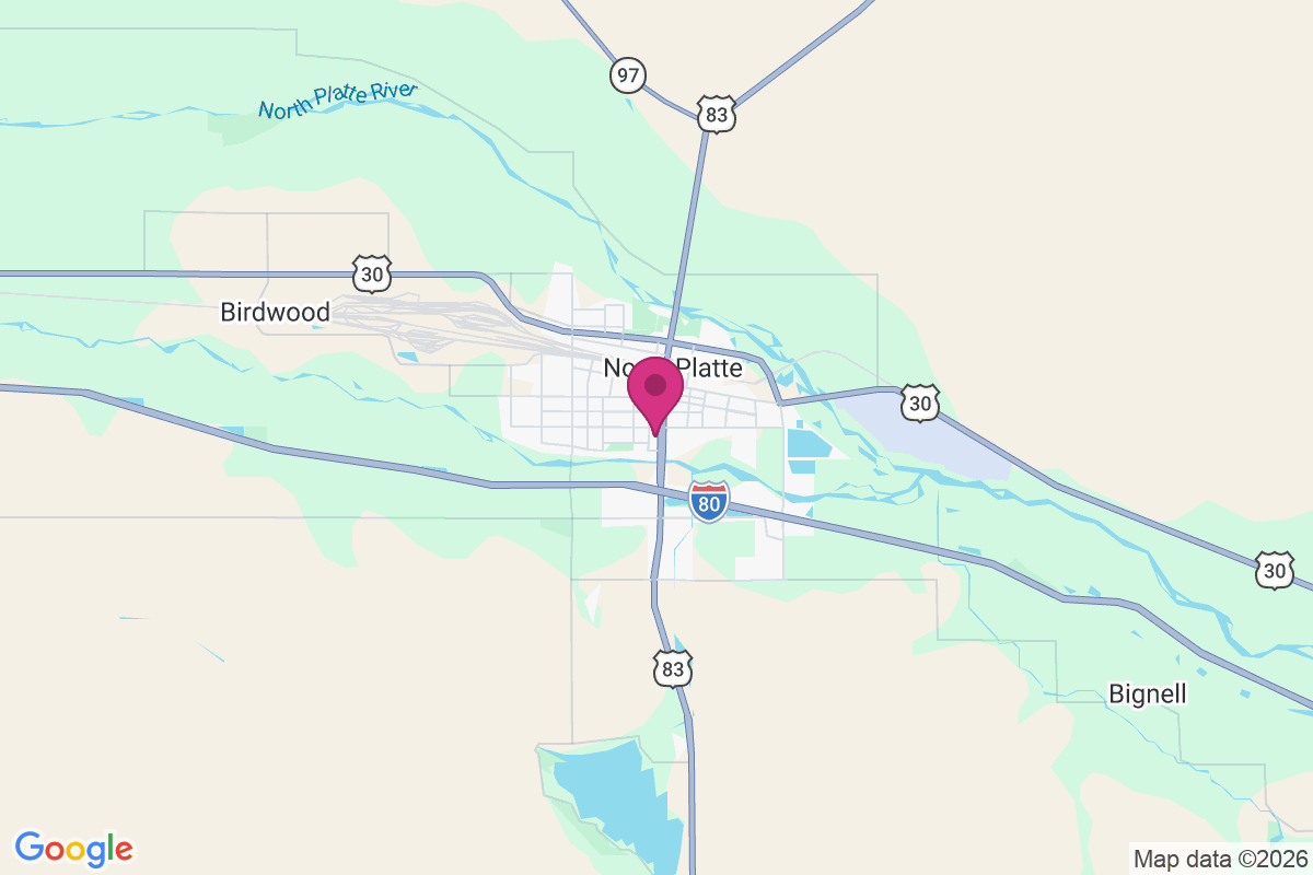 North Platte map