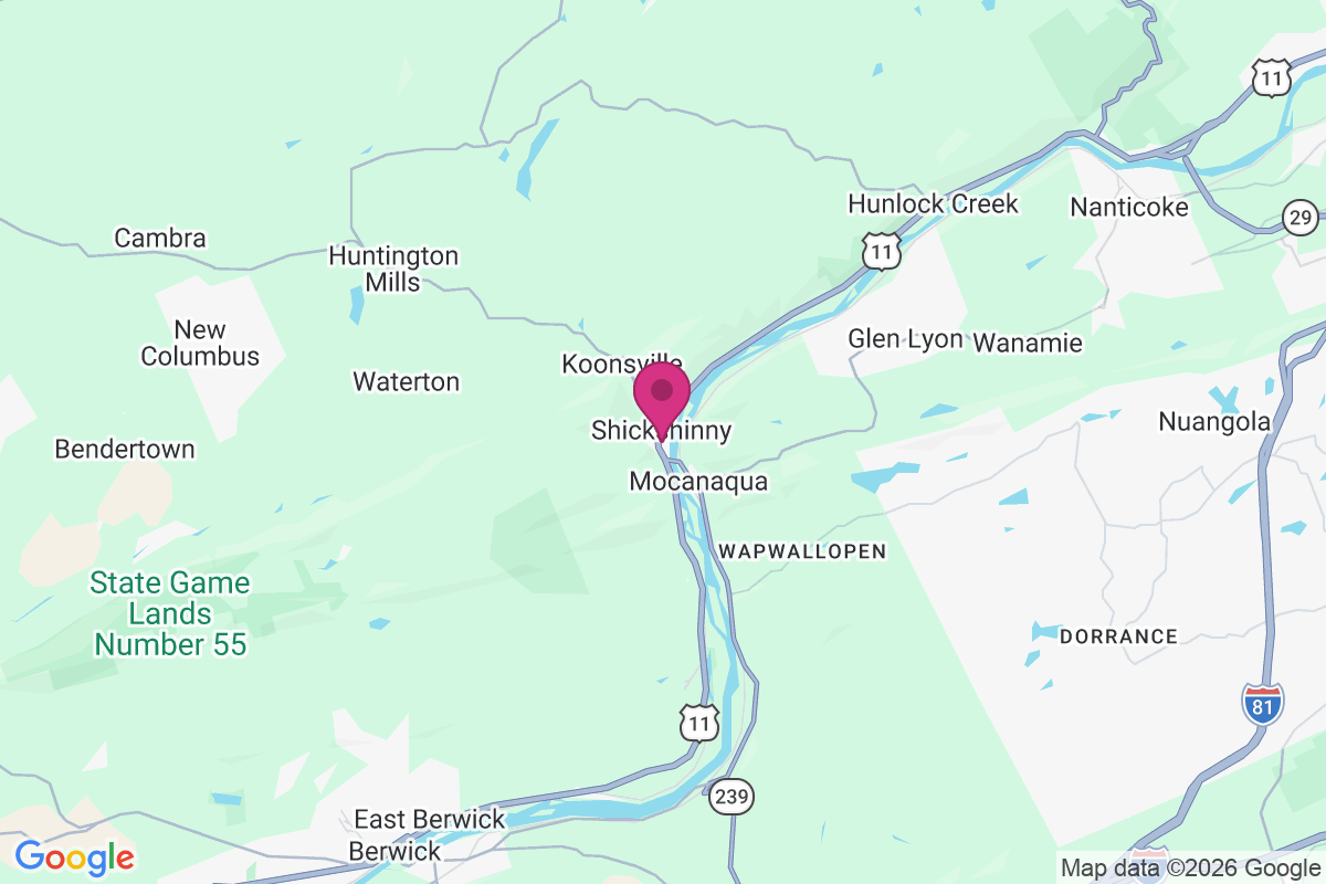 Shickshinny map