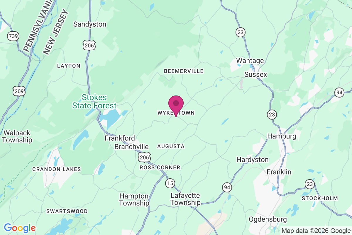 Wykertown map