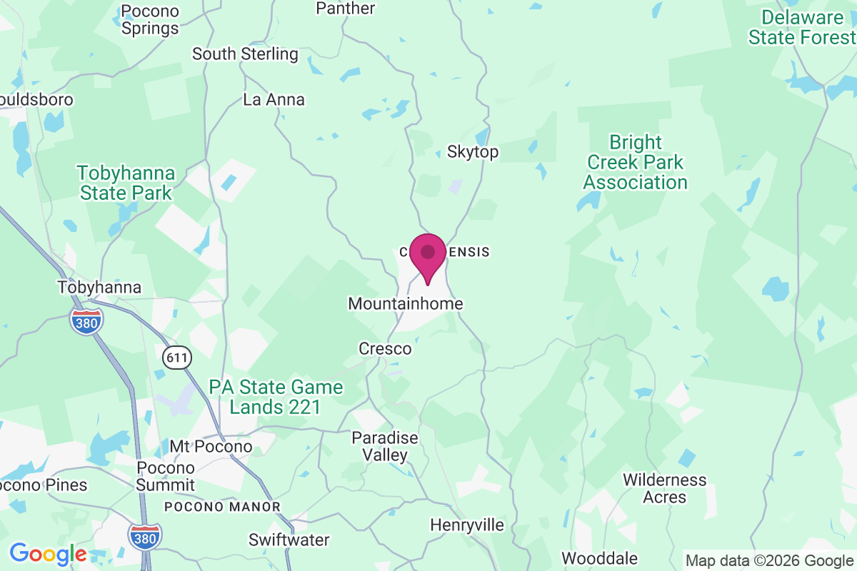 Buck Hill Falls map