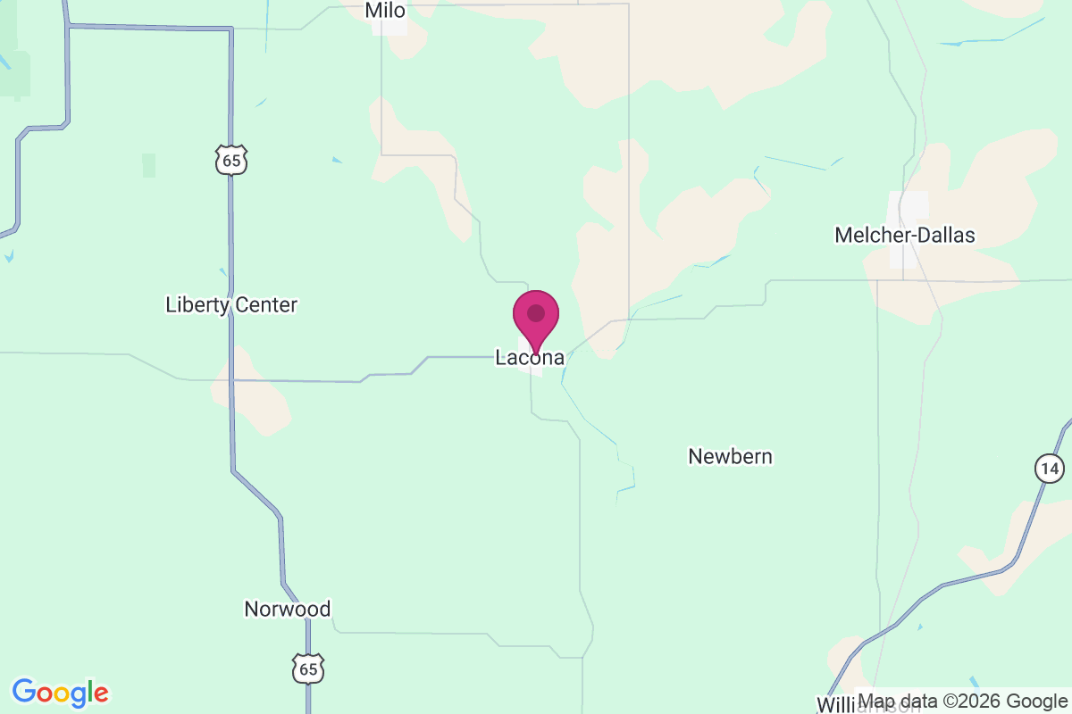Lacona map