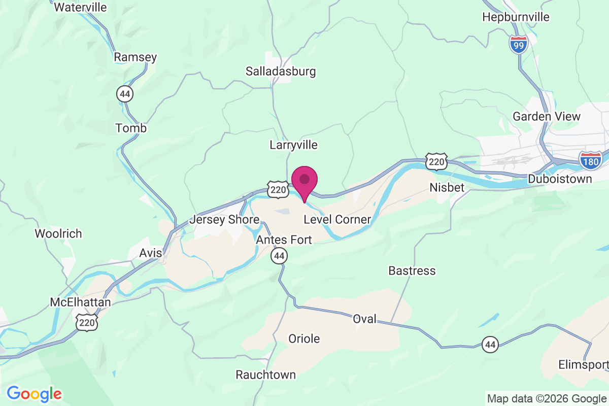 Larrys Creek map