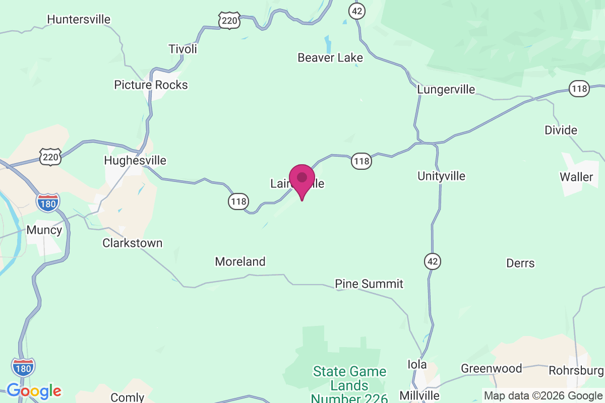 Lairdsville map