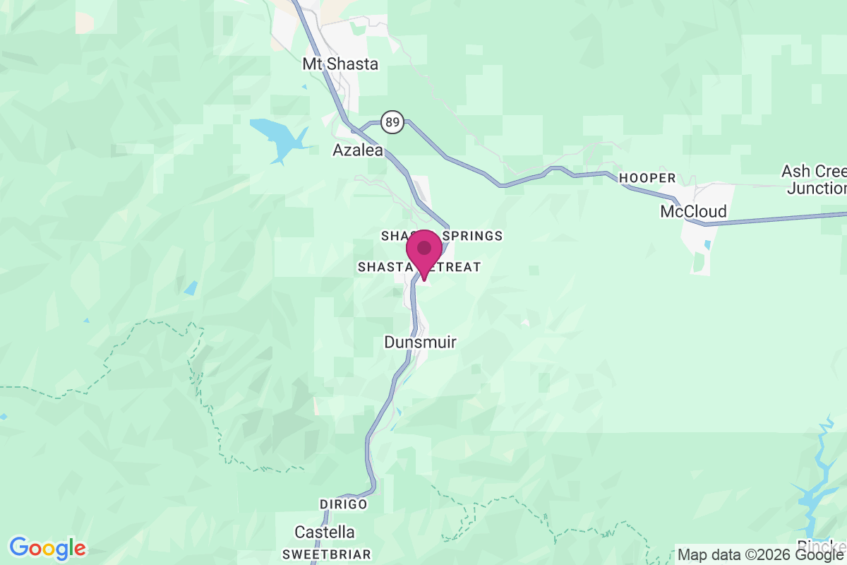 Shasta Retreat map