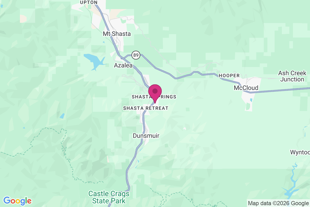 Shasta Springs map