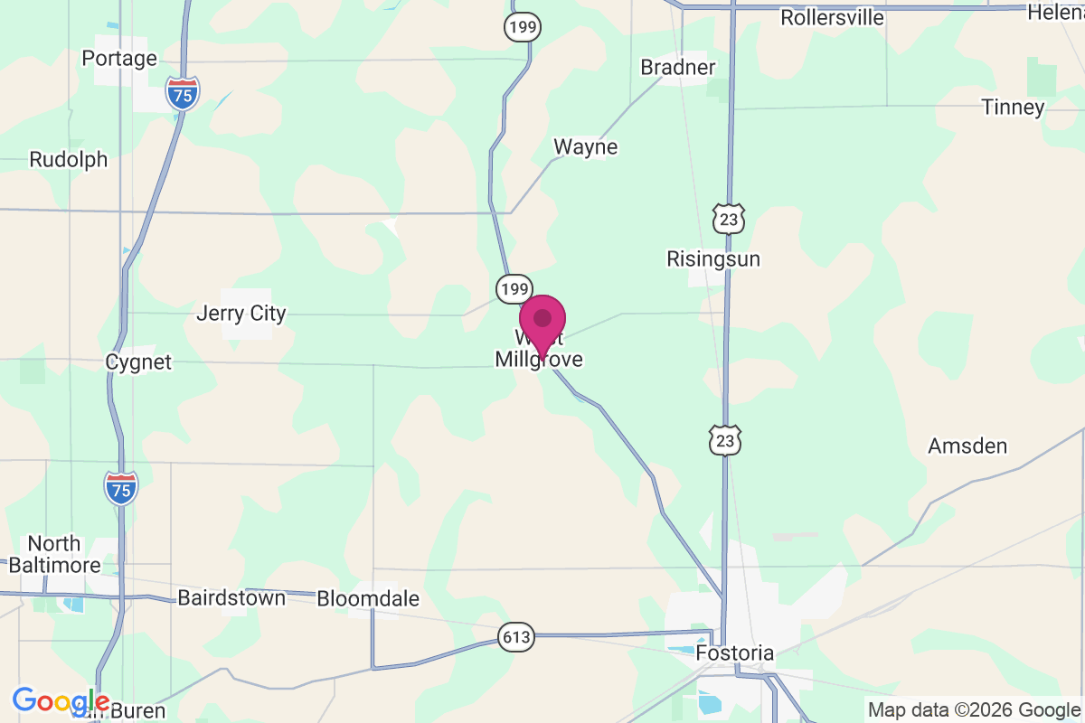 West Millgrove map