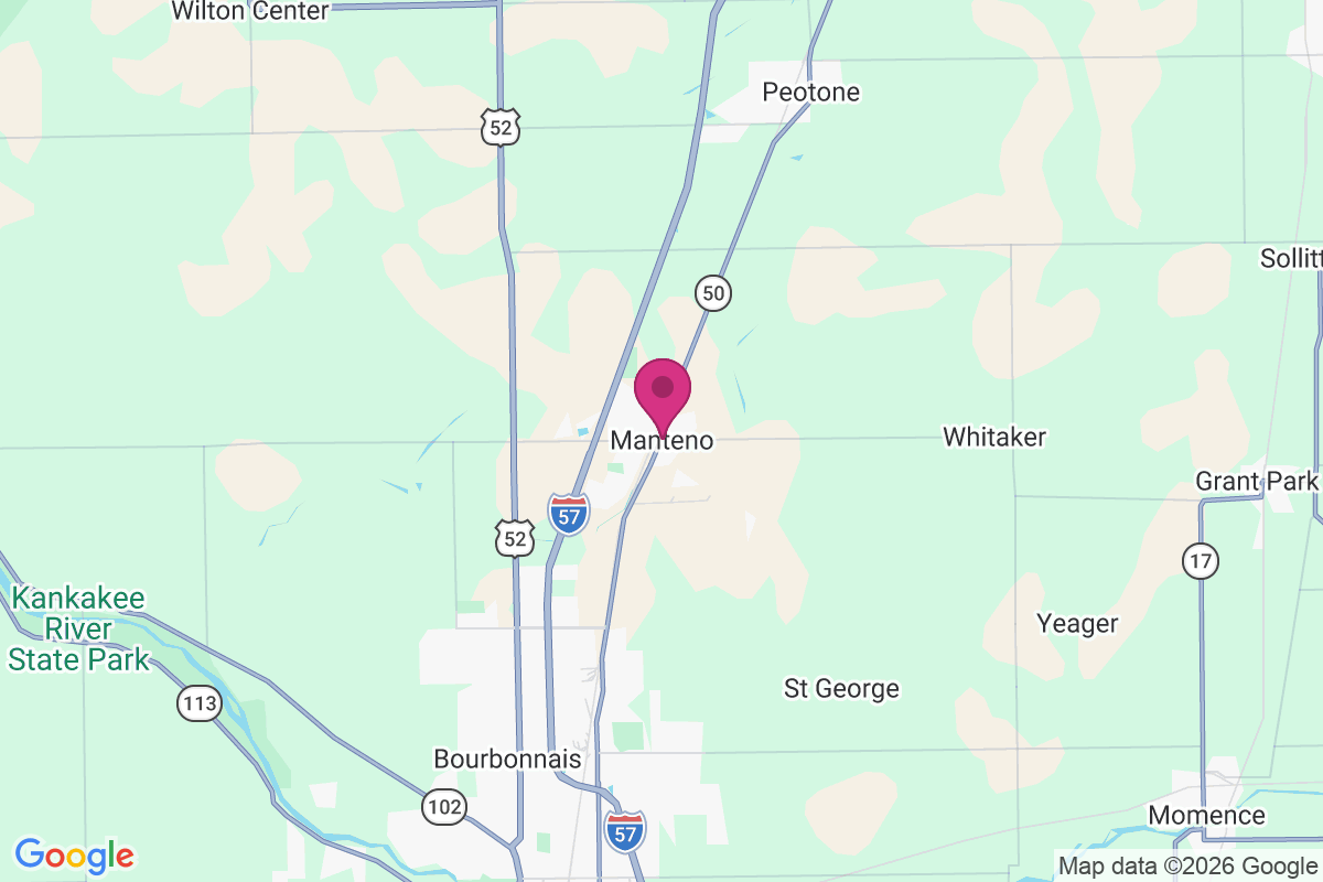 Manteno map