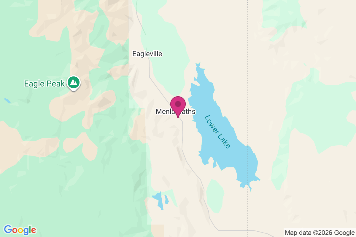 Menlo Baths map