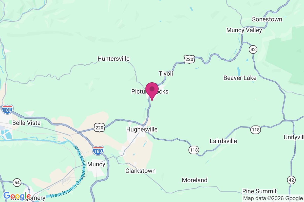 Picture Rocks map