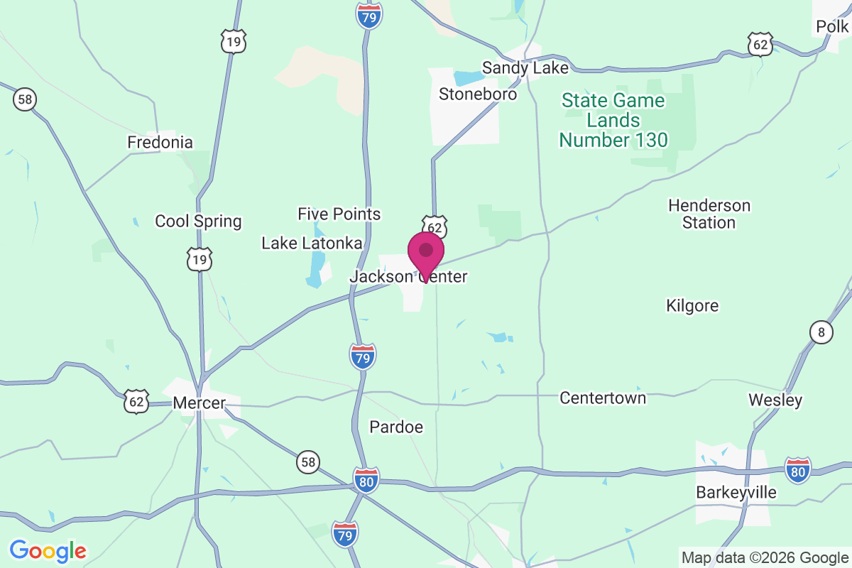 Jackson Center map