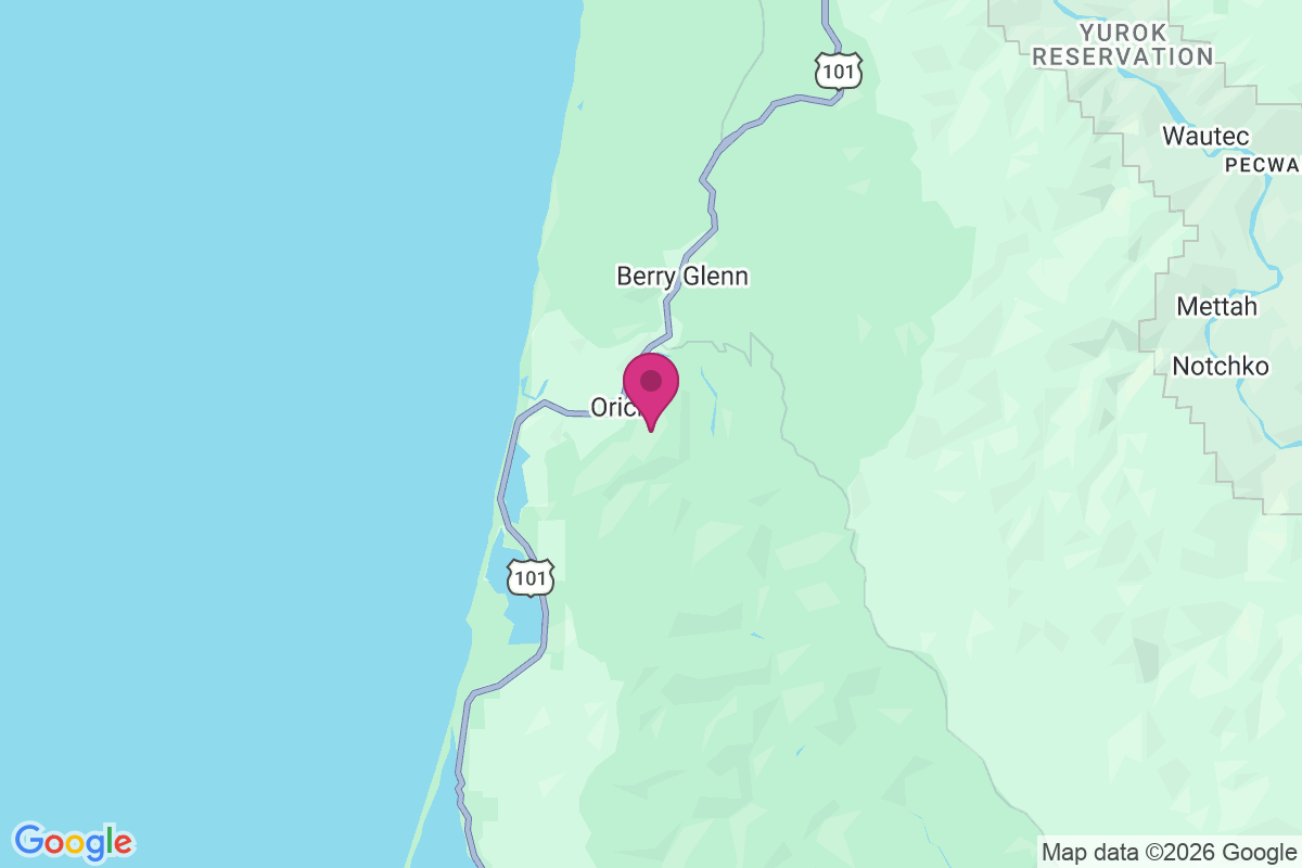 Orick map