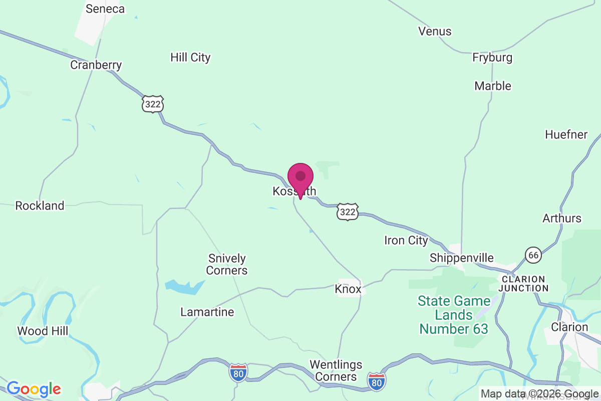 Kossuth map