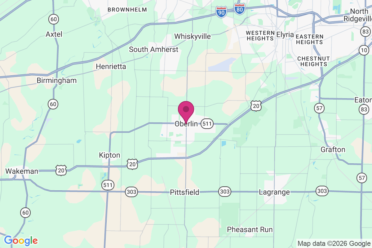 Oberlin map