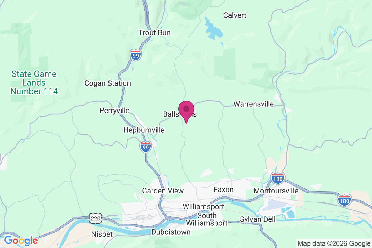 Balls Mills map