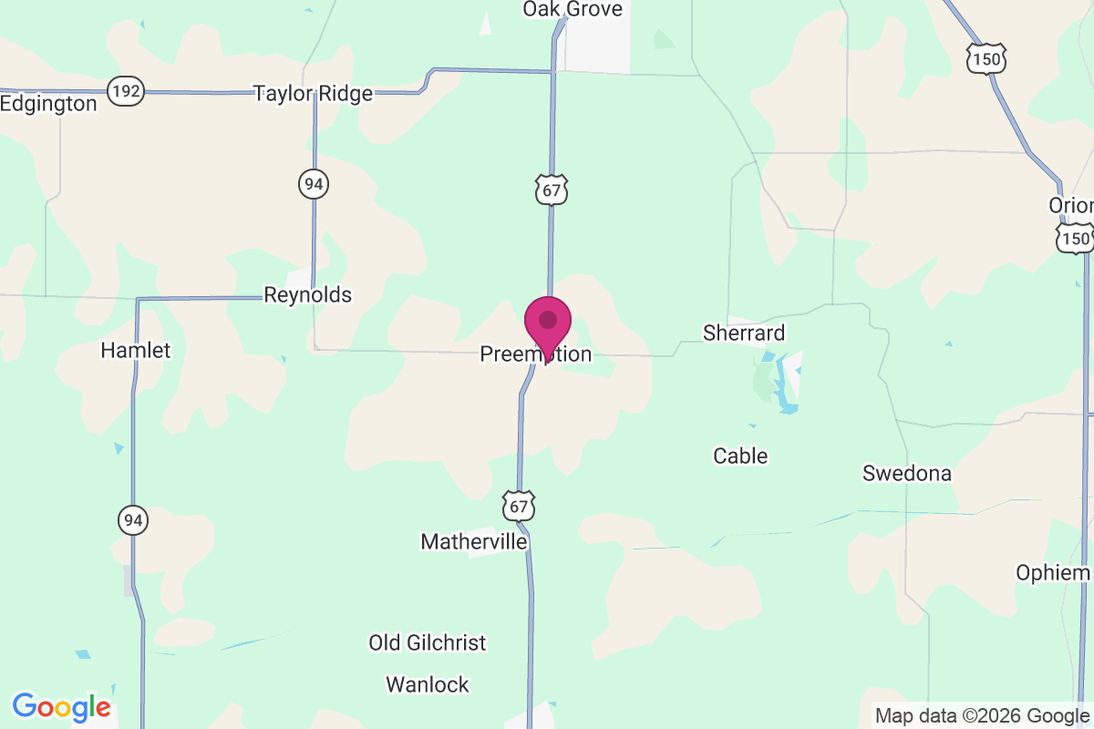 Preemption map