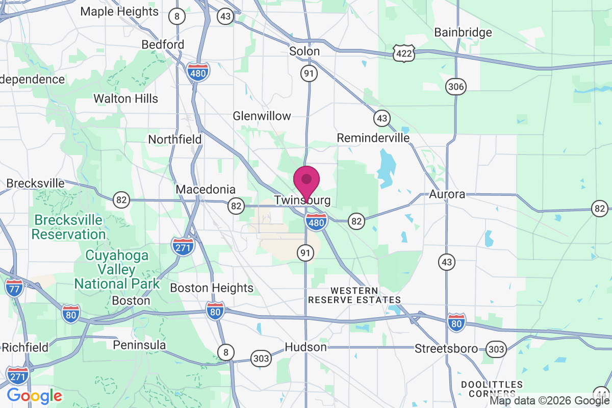 Twinsburg map