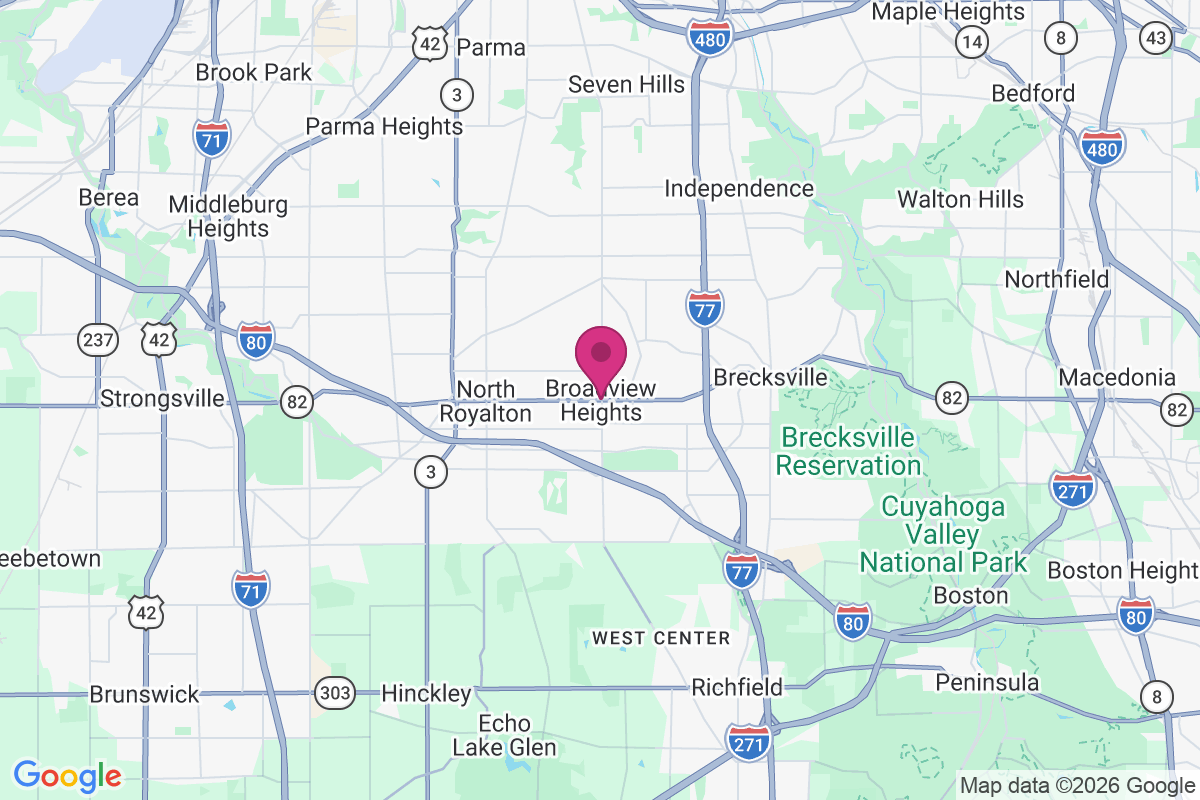 Broadview Heights map