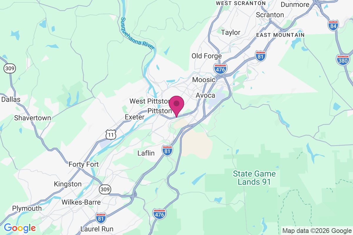 Hughestown map