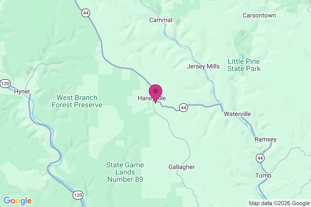 Haneyville map