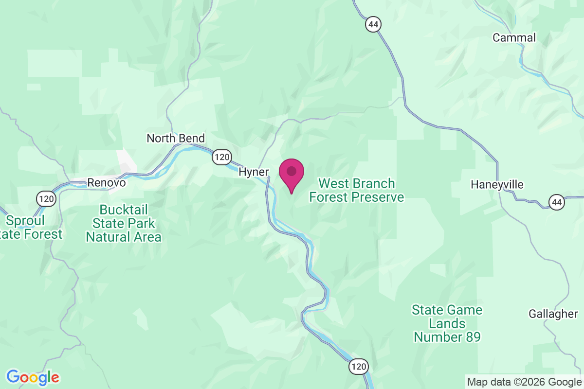 Hyner View map