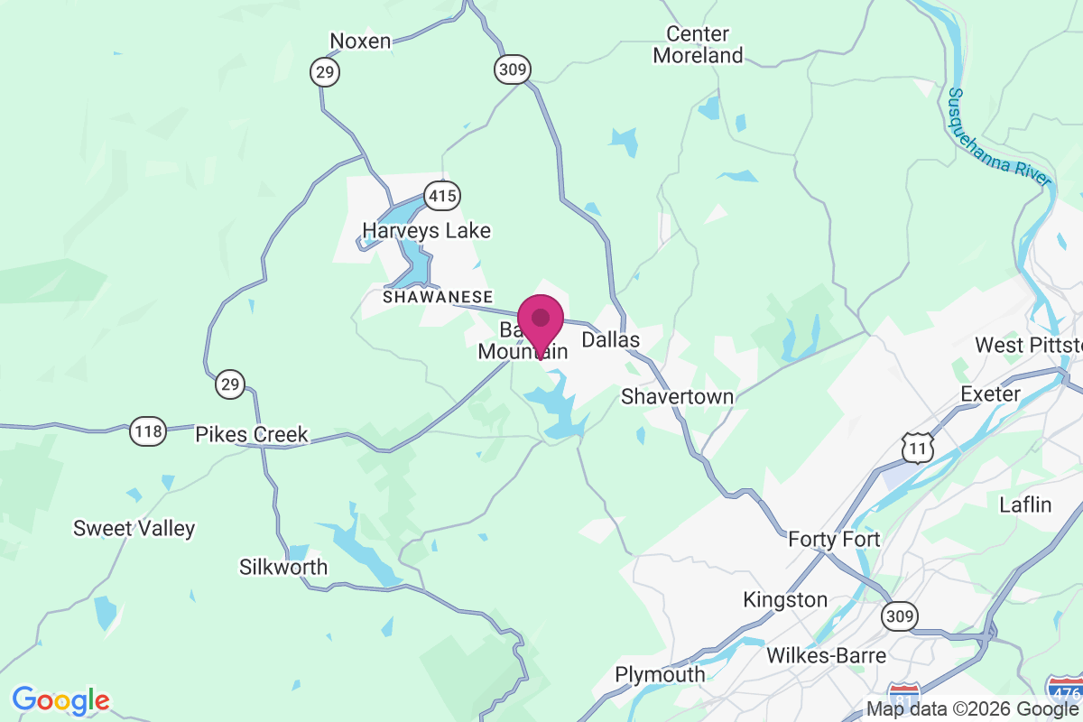 Back Mountain map