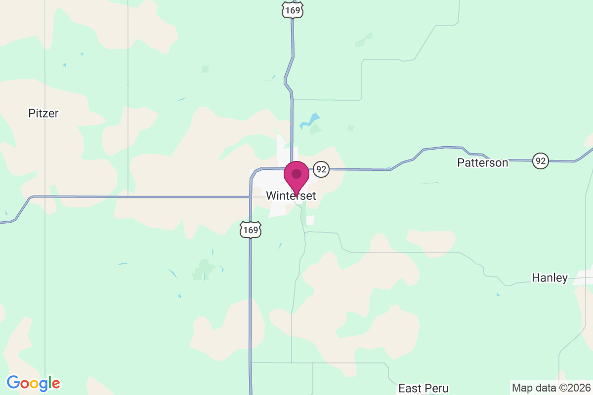 Winterset map