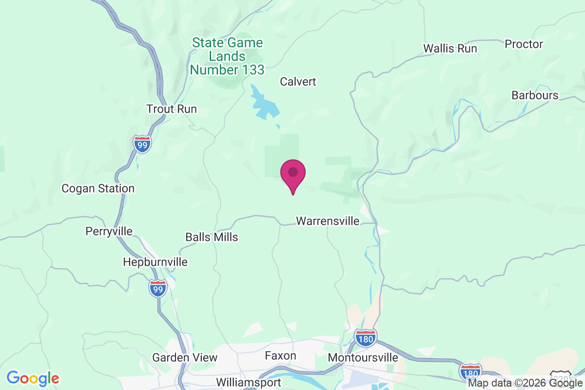 North Eldred map