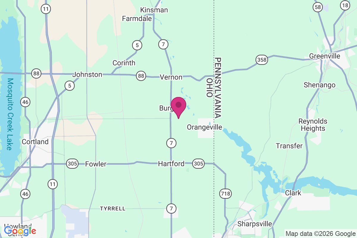 Burghill map