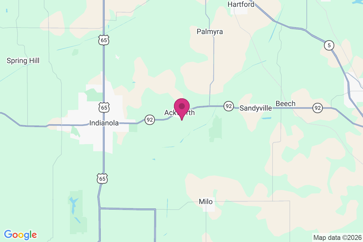 Ackworth map