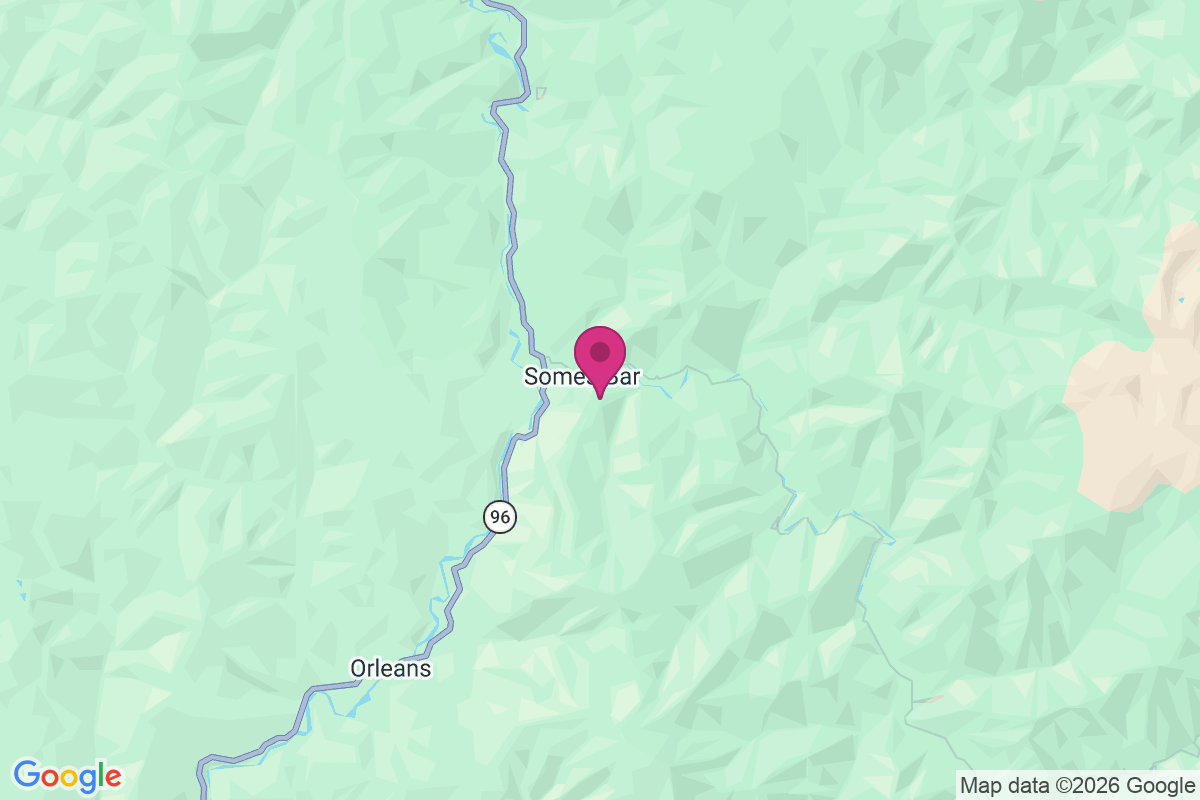 Somes Bar map