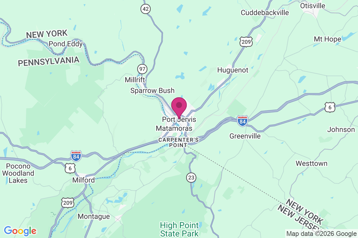 Port Jervis map