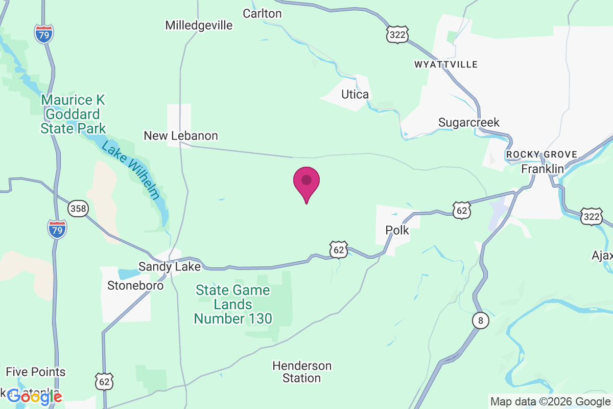 North Sandy map