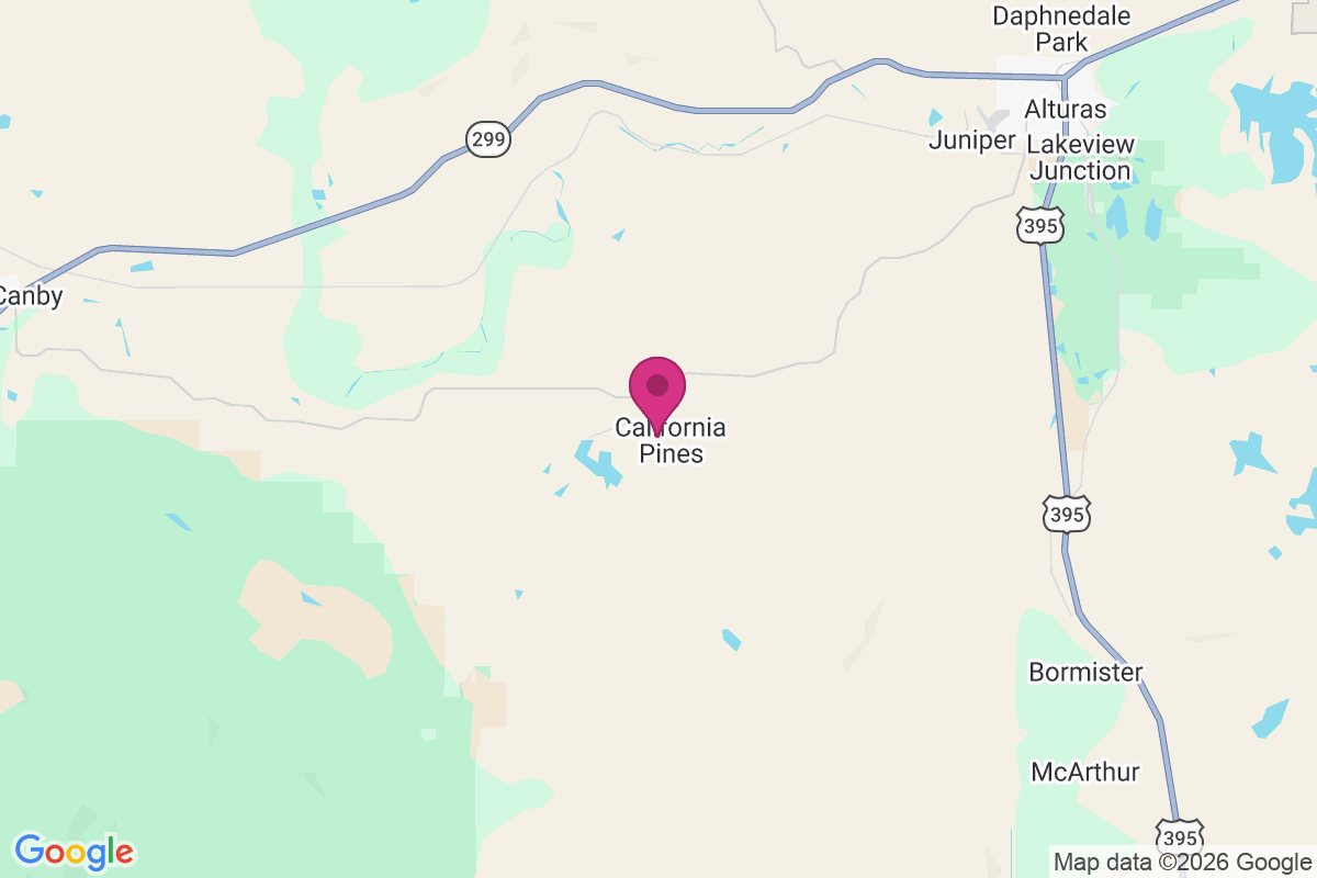 California Pines map