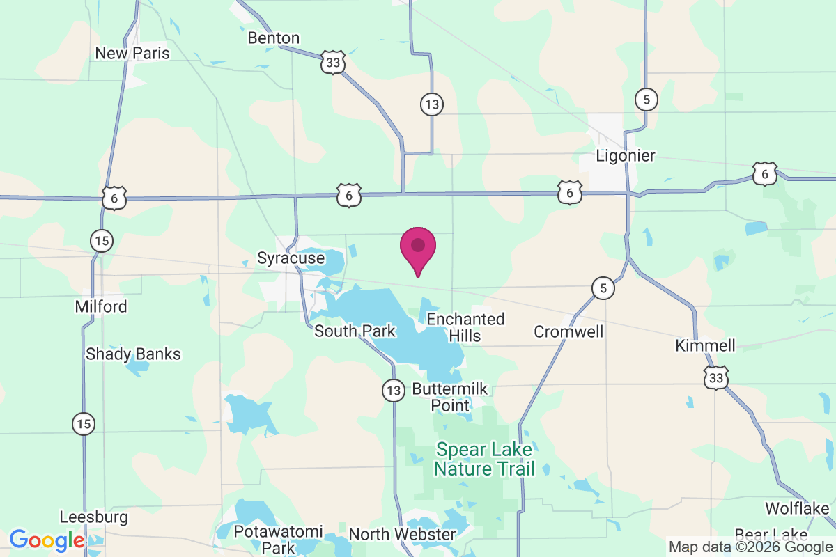 Wawasee map