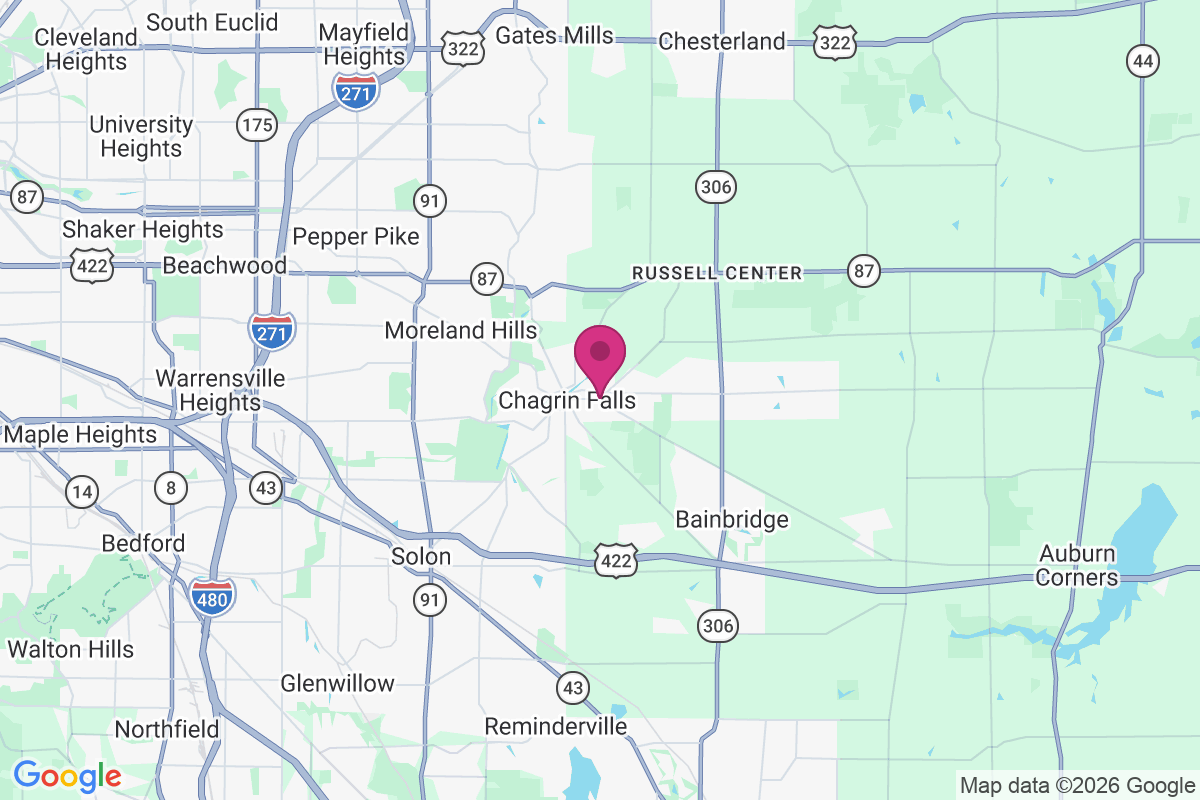 Chagrin Falls map