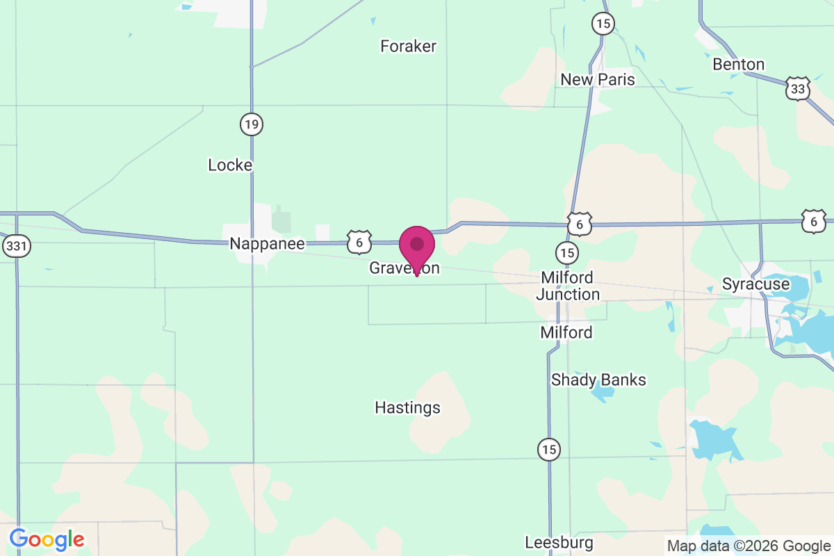 Gravelton map