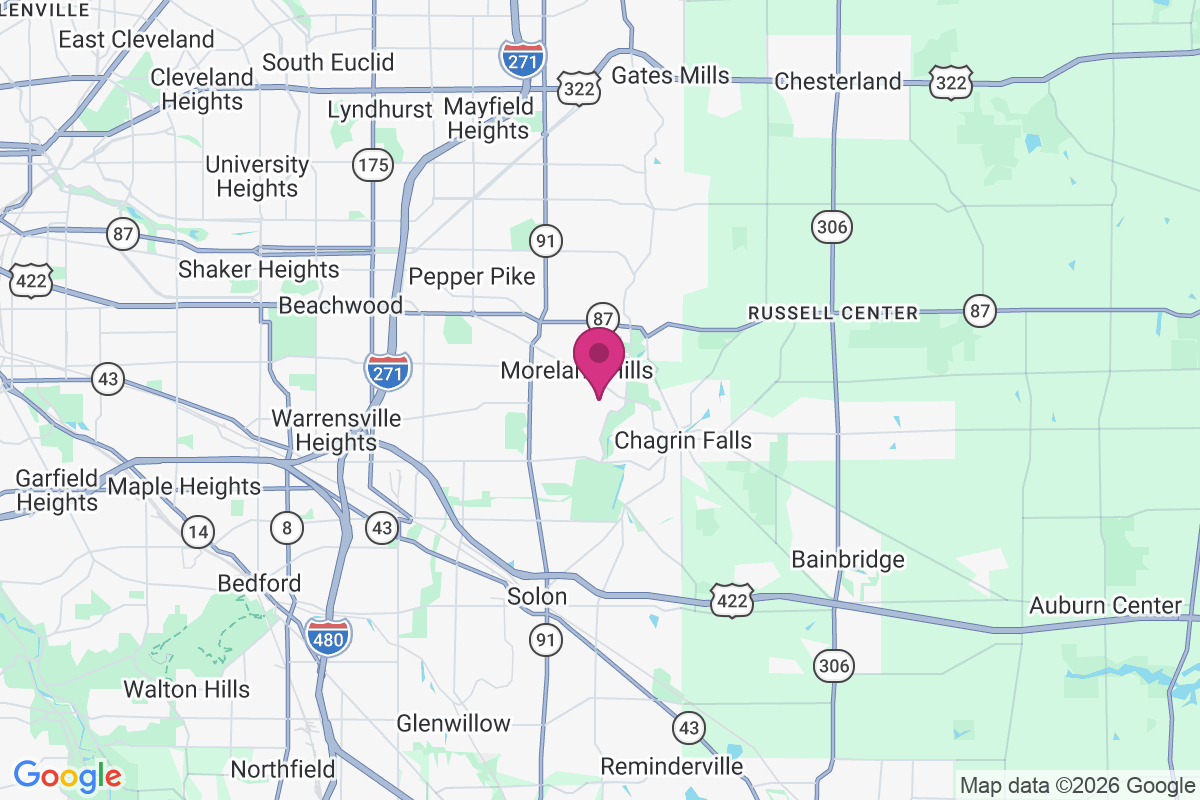 Moreland Hills map
