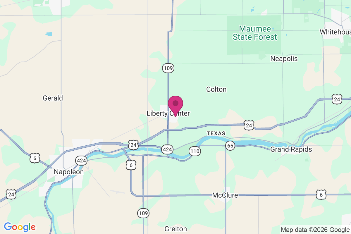 Liberty Center map